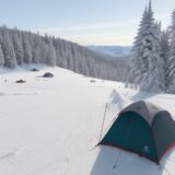 【ウィンタースポーツ】初心者のための練習場 | 雪山での滑り方と選び方 をイメージした 広角の風景、冬 の写真