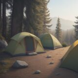 【キャンプ】怪我への救急処置 | 優先順位と準備すべき道具 をイメージした 広角の風景 の写真