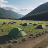 【山菜】採取の時期 | 種類ごとの旬の違いと見分け方 をイメージした 広角の風景 の写真