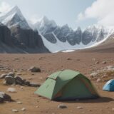【登山ウエア】学生向けの選び方 | 予算に合わせた揃え方 をイメージした 広角の風景、山 の写真