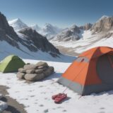 【登山用ギア】ブラシで汚れを落とす方法 | おすすめの道具と手順 をイメージした 広角の風景、山 の写真