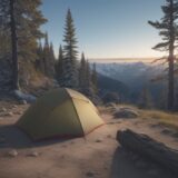 【登山ウエア】パッキングのコツ | 荷物を減らす圧縮方法 をイメージした 広角の風景、ハイキング の写真