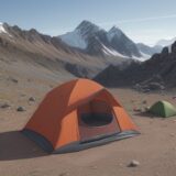 【登山用ギア】錆び取りの方法 | 道具の手入れと保管のコツ をイメージした 広角の風景、山 の写真