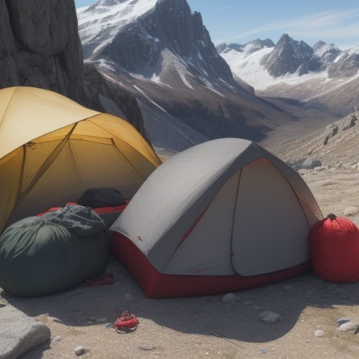 【登山用シュラフ】コンパクトにまとめる収納方法 | パッキングのコツ をイメージした 山 の写真