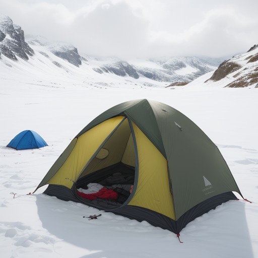 【低体温症】登山の濡れ対策以外の予防法 | 体温を維持する服装と準備 をイメージした 冬、山 の写真