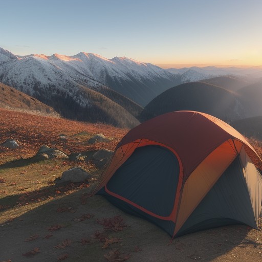 【山歩き】晩秋のおすすめコース | 紅葉が残る登山道 をイメージした 秋、秋、山、山、冬、夕日 の写真