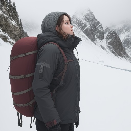 【登山】稜線を歩くための装備 | 軽量化で足取りを変える方法 をイメージした 山、稜線、冬 の写真