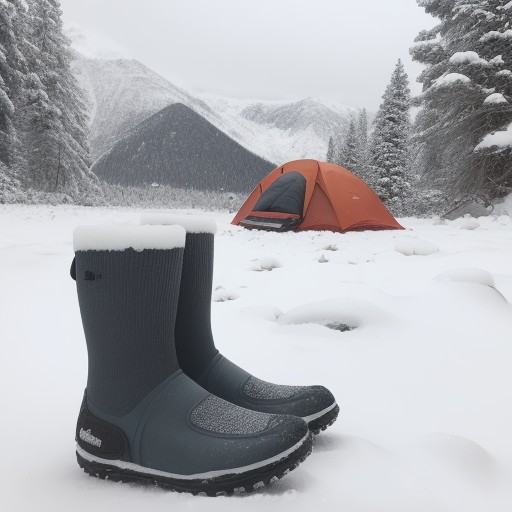 【ウィンタースポーツ】足元の濡れを防ぐ靴下の選び方 | 冬の雪山装備 をイメージした 冬、山、雪景色 の写真