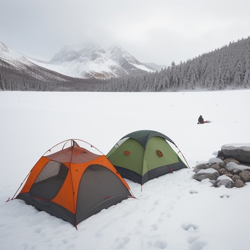 【低体温症】登山の濡れ以外の原因 | 体を温めるための準備と対策 をイメージした 山、冬、登山道 の写真