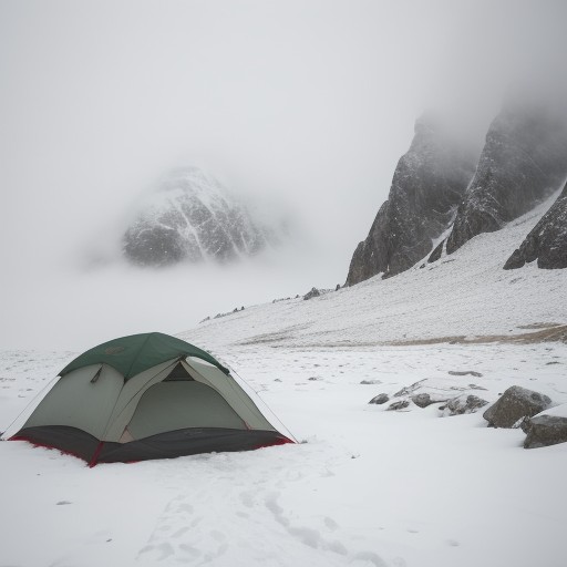【登山】稜線を歩くときの霧 | 視界を取り戻す方法と注意点 をイメージした 山、稜線 の写真