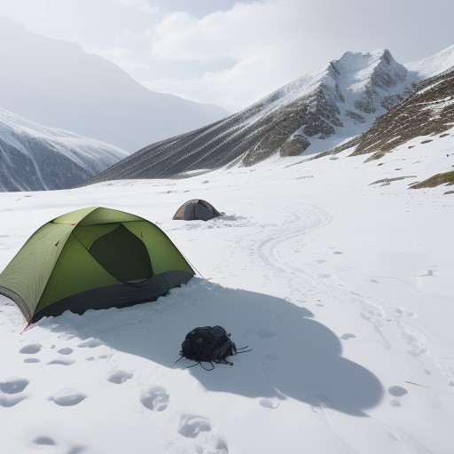 【山歩き】春のおすすめ時期 | 登山ルートと服装の選び方 をイメージした 春、冬、雪景色、山、ハイキング、山 の写真