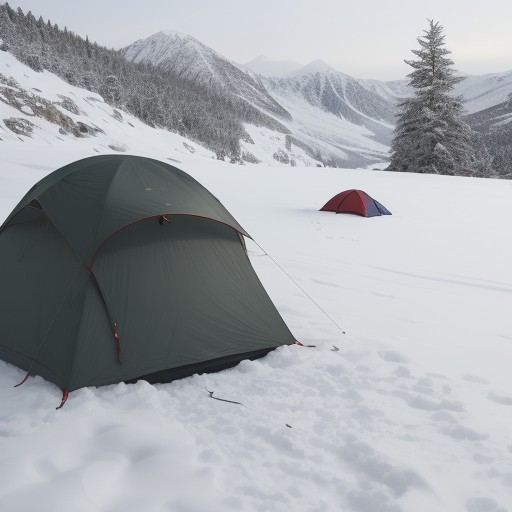【登山】急激な気温低下への備え | 山での体温維持と対処法 をイメージした 冬、山、冬 の写真
