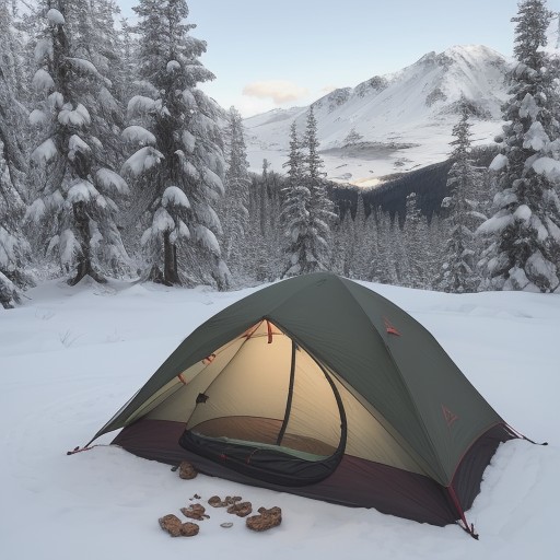 【登山】疲労を抑える食事 | 効率的な栄養補給の方法 をイメージした 冬、登山道 の写真