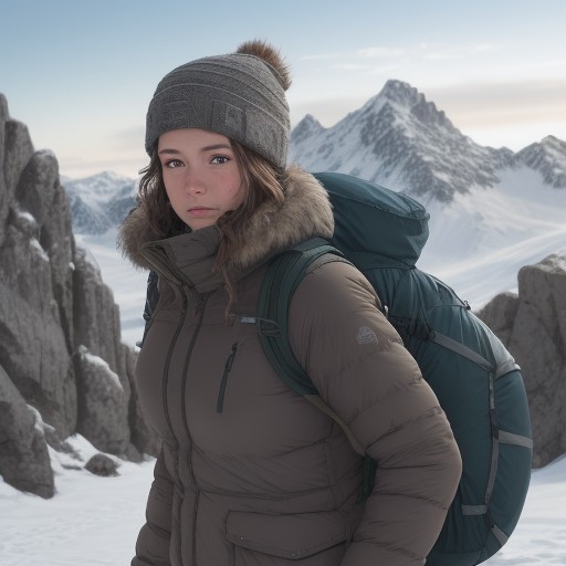 【登山】稜線の低温症を防ぐ装備 | 体温を維持する対策と準備 をイメージした 冬、山、稜線、登山道 の写真