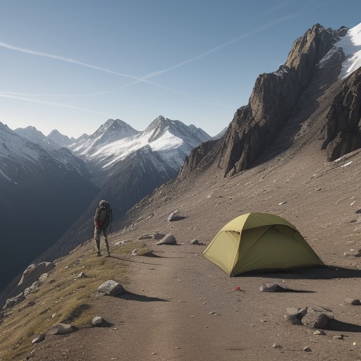 【登山】稜線を歩くための準備 | 足の疲れを抑えるストレッチ方法 をイメージした 山、稜線 の写真