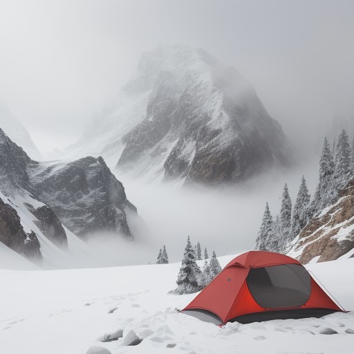 【登山】霧での停滞判断 | 安全に下山するための基準 をイメージした 山 の写真