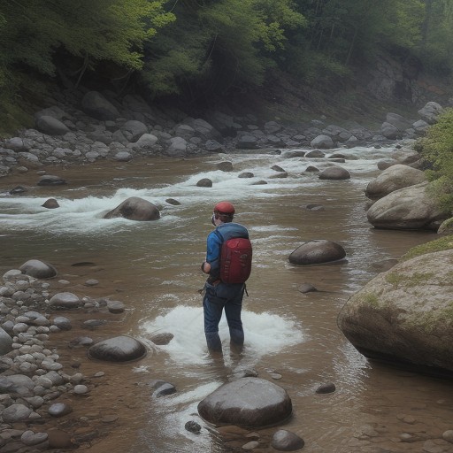 【自力脱出】川の流れに巻き込まれた時の対処法 | 脱出訓練のやり方 をイメージした 川 の写真