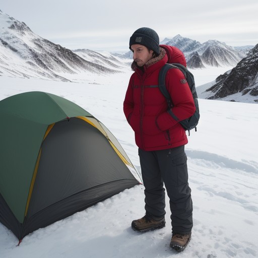 【低体温症】登山の濡れ対策以外の予防法 | 体温を維持する服装と行動のコツ をイメージした 冬、山 の写真