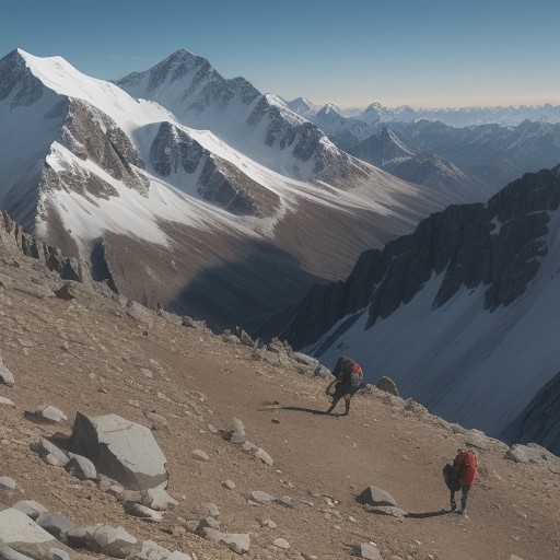 【登山】稜線を歩くための体力配分 | 山行計画のポイント をイメージした 山、稜線、ハイキング の写真
