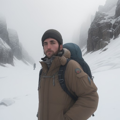 【登山】霧の中での視界確保 | 準備すべき道具と使いかた をイメージした 山 の写真