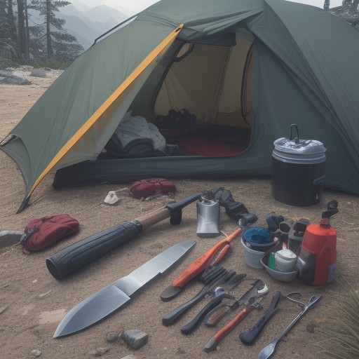 【登山用ギア】ナイフの研磨方法 | 切れ味を取り戻す手順と道具 をイメージした 山 の写真