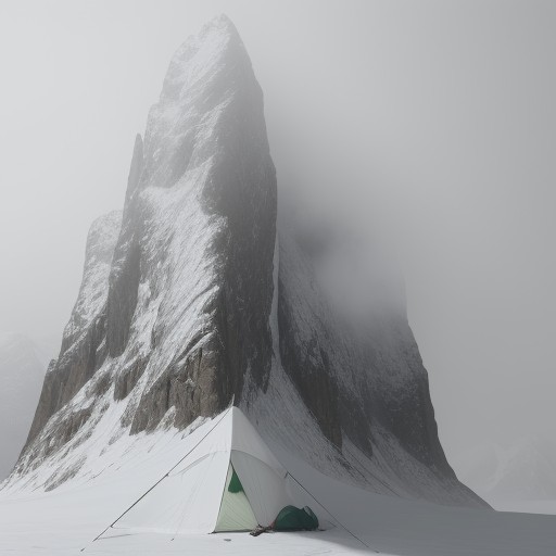 【登山】霧の中で視界が戻る兆候 | 山頂へのルート確認方法 をイメージした 山 の写真