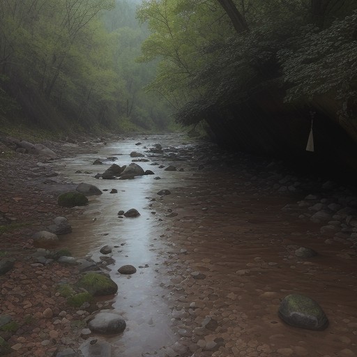 【川の増水】濁りが抜けるタイミング | 見分け方のポイント をイメージした 川 の写真