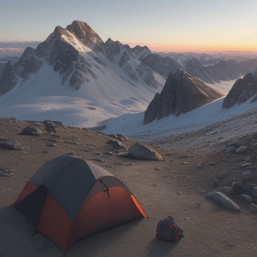 【登山】見込み時間の計算方法 | 行程表の作り方と注意点 をイメージした 夕日、山 の写真