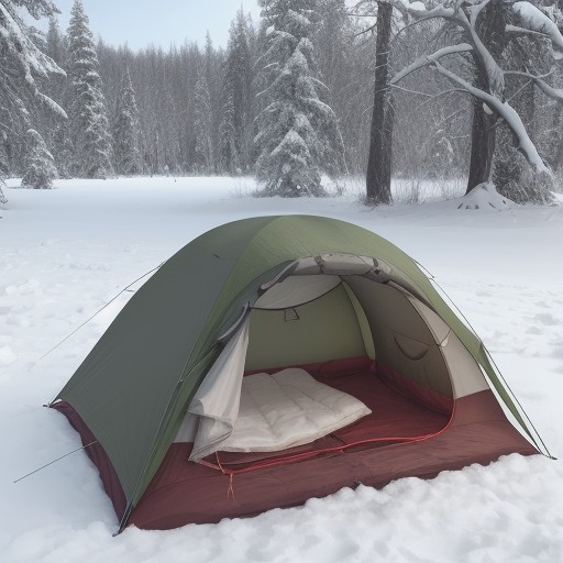 【キャンプマット】断熱性と保温性の違い | 選び方のポイント をイメージした 冬、春、秋 の写真