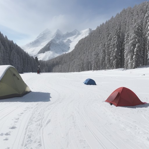 【雪山】冬のスキー場へ行く | ボードとアイスクラクションの体験記 をイメージした 冬、山、雪景色、雪景色 の写真