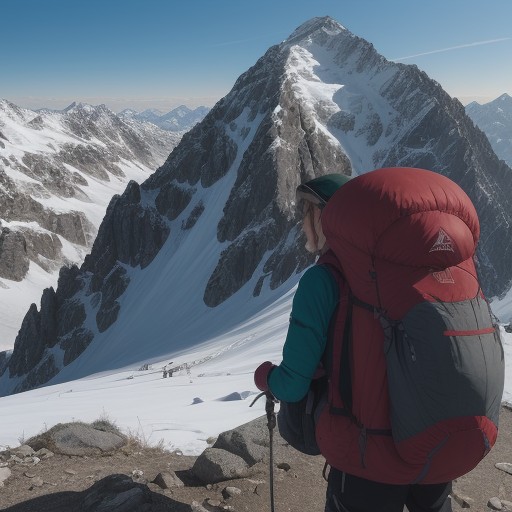 【登山】高い山に登る技術 | 頂上を目指すための練習方法 をイメージした 山、山、登山道、ハイキング の写真