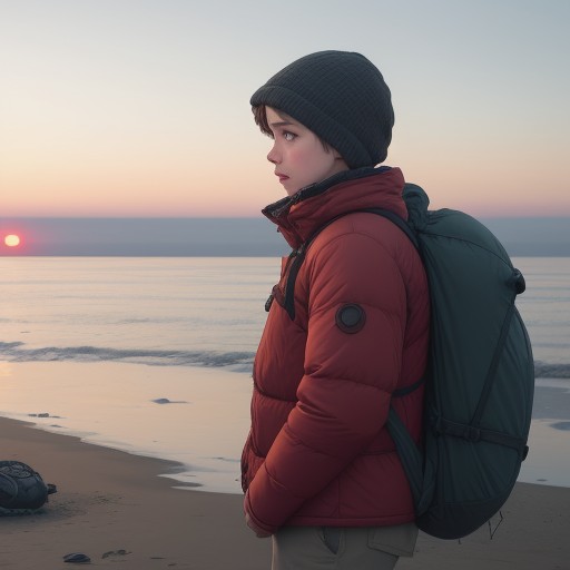 【海釣り】秋に釣行するタイミング | 気温の変化と服装の選び方 をイメージした 秋、夕日 の写真