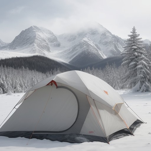 【冬山】テントの結露を室内で乾かす方法 | 正しい手順と道具の管理 をイメージした 冬、山、冬 の写真