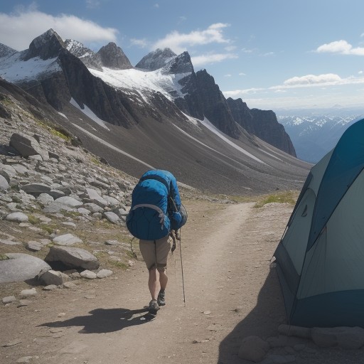 【登山】疲れにくい歩き方のコツ | 体力を温存して山頂を目指す方法 をイメージした 山、登山道 の写真