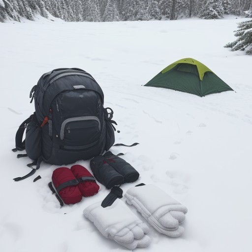 【冬用登山グローブ】おすすめの選び方 | 寒さを防ぐ装備のポイント をイメージした 冬、雪景色、山 の写真