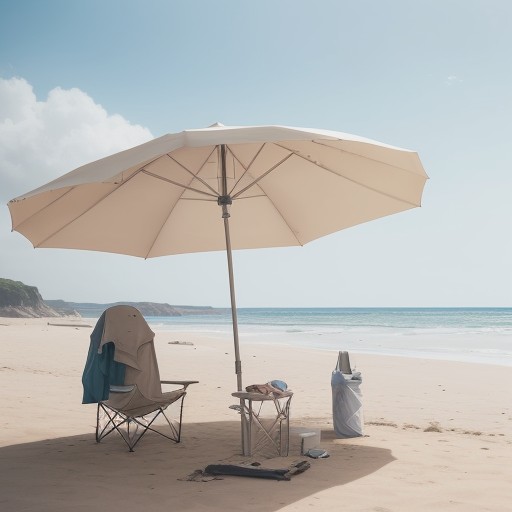 【ビーチパラソル】折れた骨の直し方 | 自宅でできる簡単な補修手順 をイメージした 夏 の写真