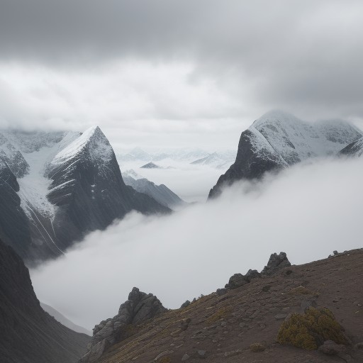 【登山】稜線の雲の変化 | 低気圧が近づくサインと判断基準 をイメージした 山、稜線 の写真