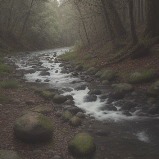 【川の増水】濁りが抜けるタイミング | 釣行計画の立て方 をイメージした 川 の写真