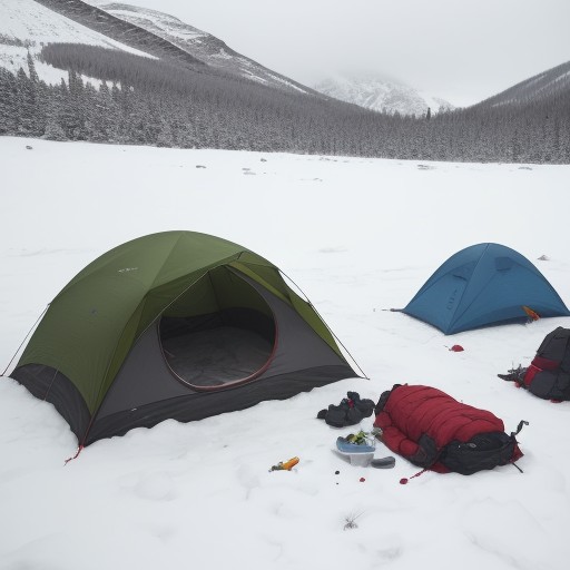 【低体温症】登山の震えが起きる原因 | 体を温める対策と予防法 をイメージした 冬、山 の写真