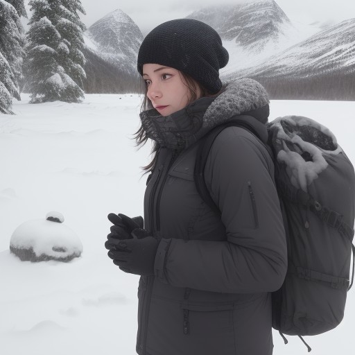 【登山ウエア】濡れた時の体温維持 | おすすめの重ね着と選び方 をイメージした 雪景色、山、冬 の写真