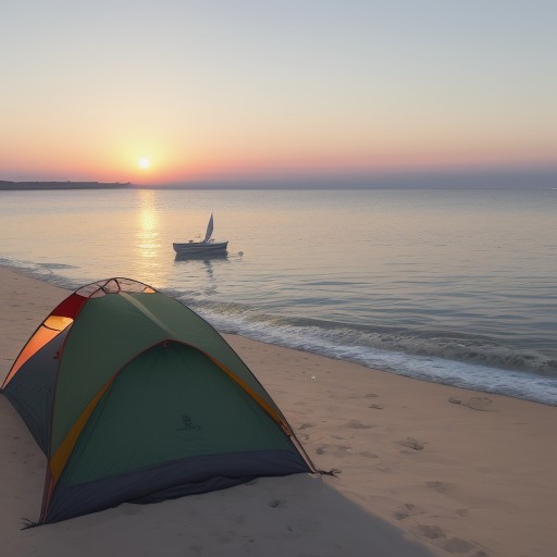 【タチウオ】堤防での釣り方 | 針掛けのコツとポイント をイメージした 夕日 の写真