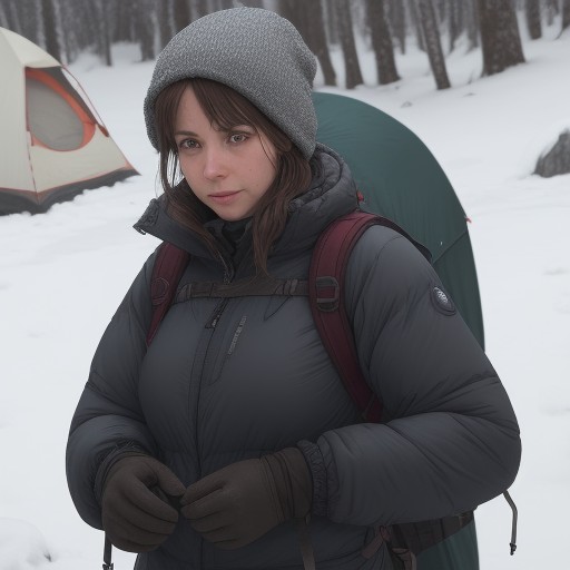 【低体温症】登山の濡れ対策以外の予防策 | 体温を維持する服装と行動 をイメージした 登山道、冬 の写真