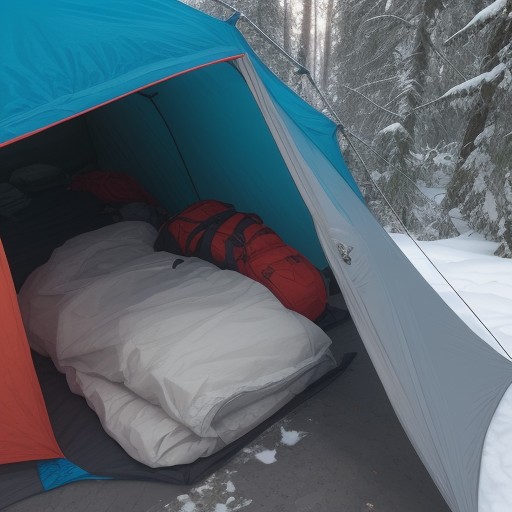 【登山用ギア】保管場所の温度管理 | 劣化を防ぐ保存方法 をイメージした 夏、冬 の写真