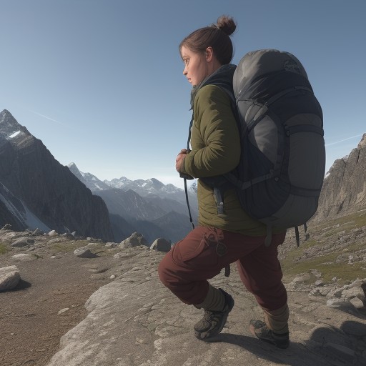 【登山】稜線を歩くコツ | 体力を温存する足運びのポイント をイメージした 山、稜線、ハイキング の写真