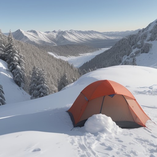 【登山】稜線を歩くコース | 停滞時間を計算した計画の立て方 をイメージした 山、稜線、冬 の写真