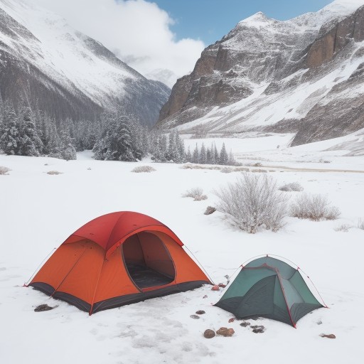 【低体温症】登山の食事メニュー | 体を温める食材選びと対策 をイメージした 山、冬、山、登山道 の写真