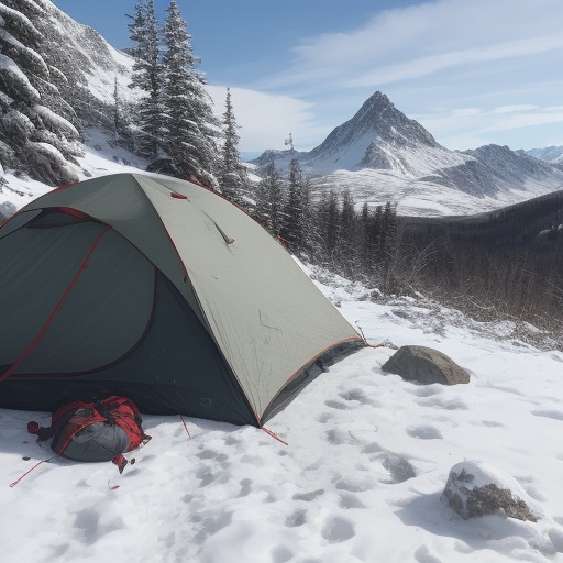 【低体温症】登山の濡れ対策以外の予防策 | 体温を維持する服装と準備 をイメージした 山、登山道、冬 の写真