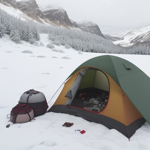 【低体温症】山の備えと対策 | 救急キットの中身と使い方 をイメージした 冬、山、登山道 の写真