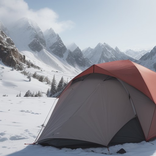 【登山ウエア】静電気を防ぐ対策 | 冬山での服装選びと注意点 をイメージした 冬、山、冬、山 の写真