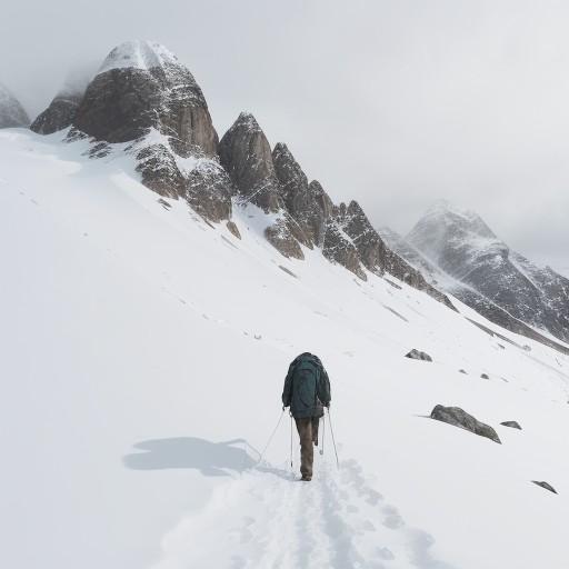 【登山】稜線の歩行計画 | 停滞時間の計算方法と注意点 をイメージした 山、稜線 の写真